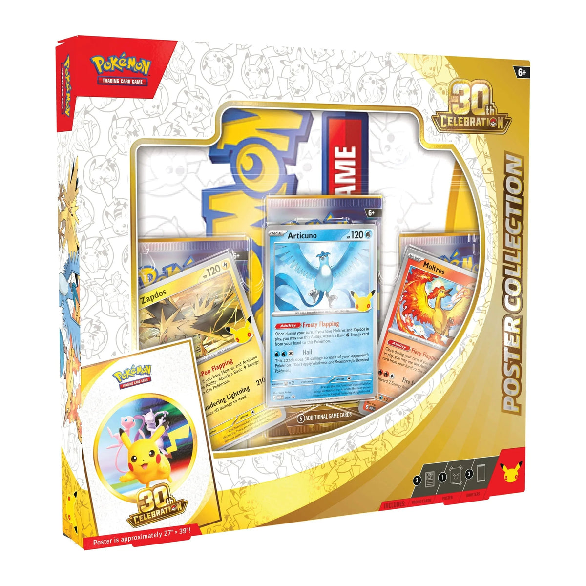 Pokémon TCG 30th Celebration Poster Collection sealed product