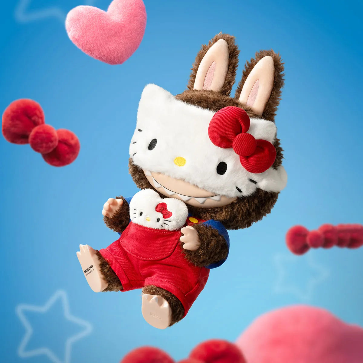 Pop Mart Labubu x HELLO Kitty Vinyl Plush Doll