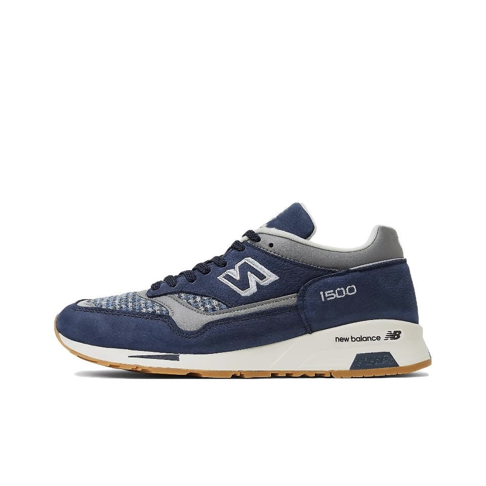 New Balance 1500 Made In England Navy Grey Harris Tweed