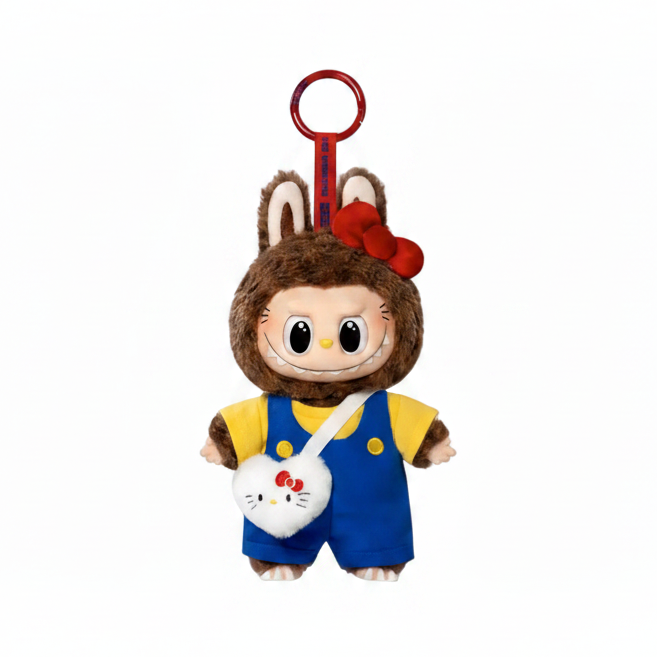 Pop Mart The Monster Labubu x Sanrio Character Series Classic Hello Kitty Secret Edition Vinyl Plush