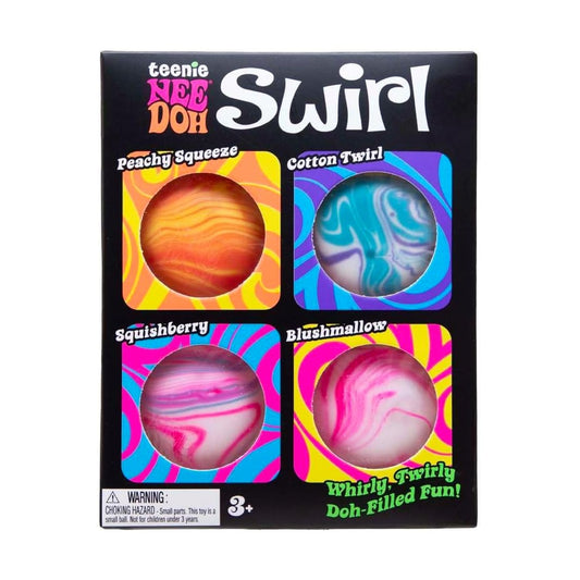 NeeDoh Swirl Teenie 4-Pack