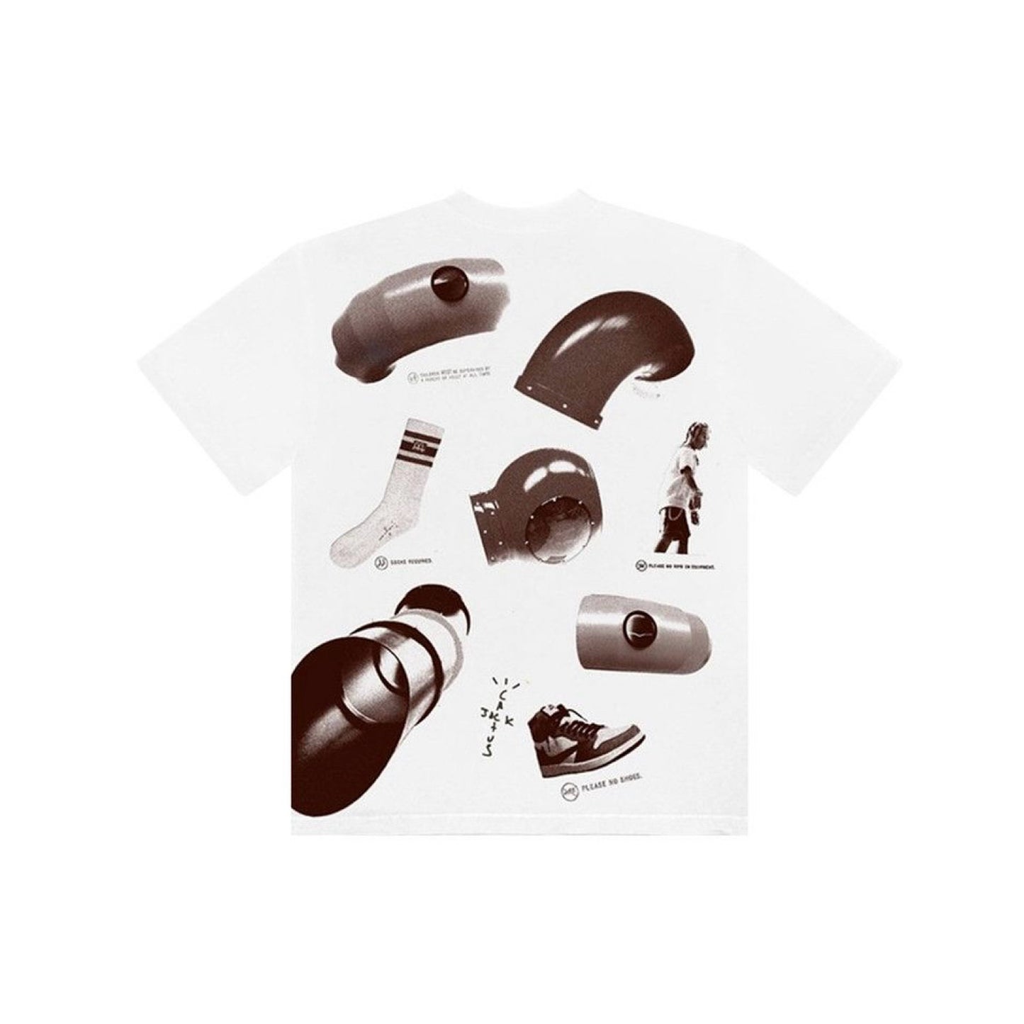 Cactus Jack by Travis Scott x McDonald's Rules T-shirt White (2020)