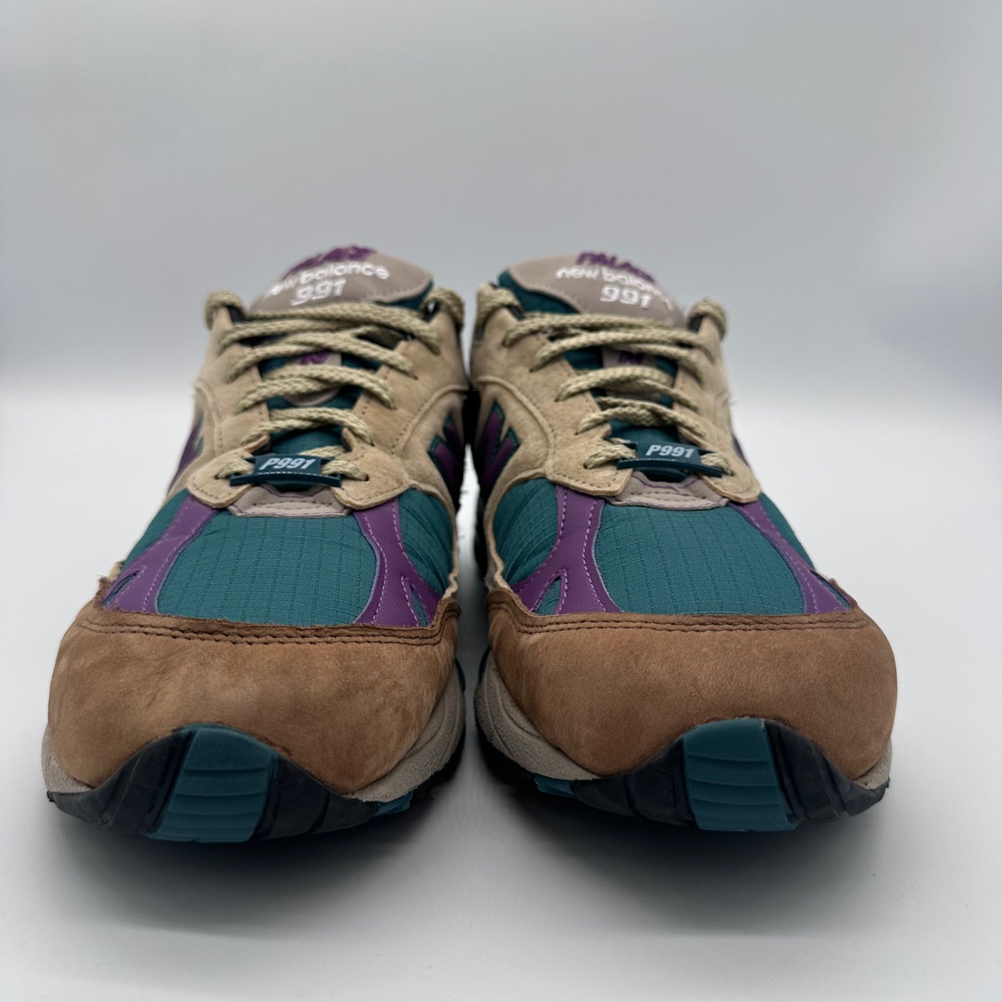 Palace x New Balance 991 Made In England Teal (2023) Pre-owned US11