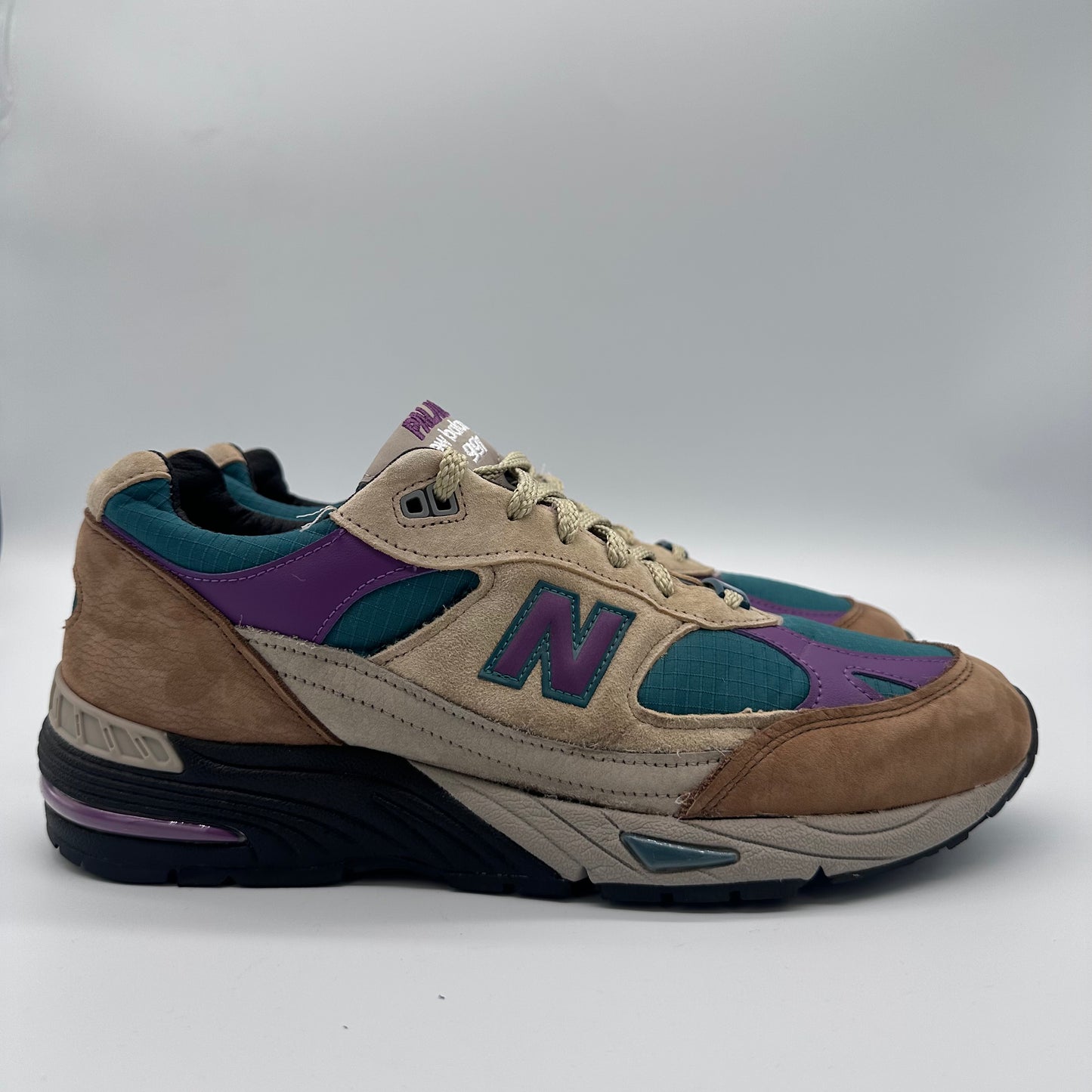 Palace x New Balance 991 Made In England Teal (2023) Pre-owned US11