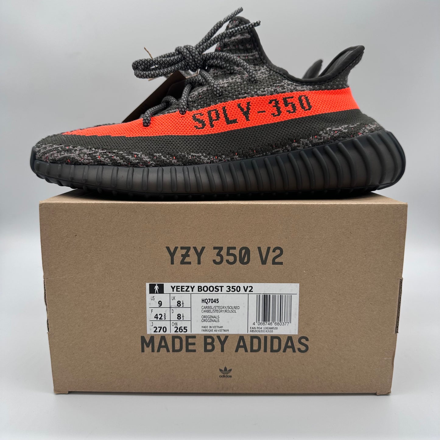 adidas Yeezy Boost 350 V2 Carbon Beluga Pre-owned US9