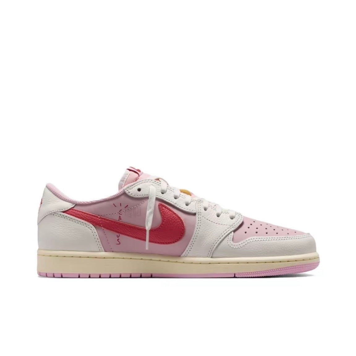Air Jordan 1 Low x Travis Scott Shy Pink and Tropical Pink