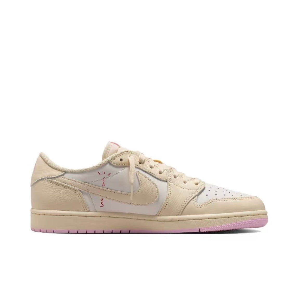 Air Jordan 1 Low x Travis Scott Shy Pink