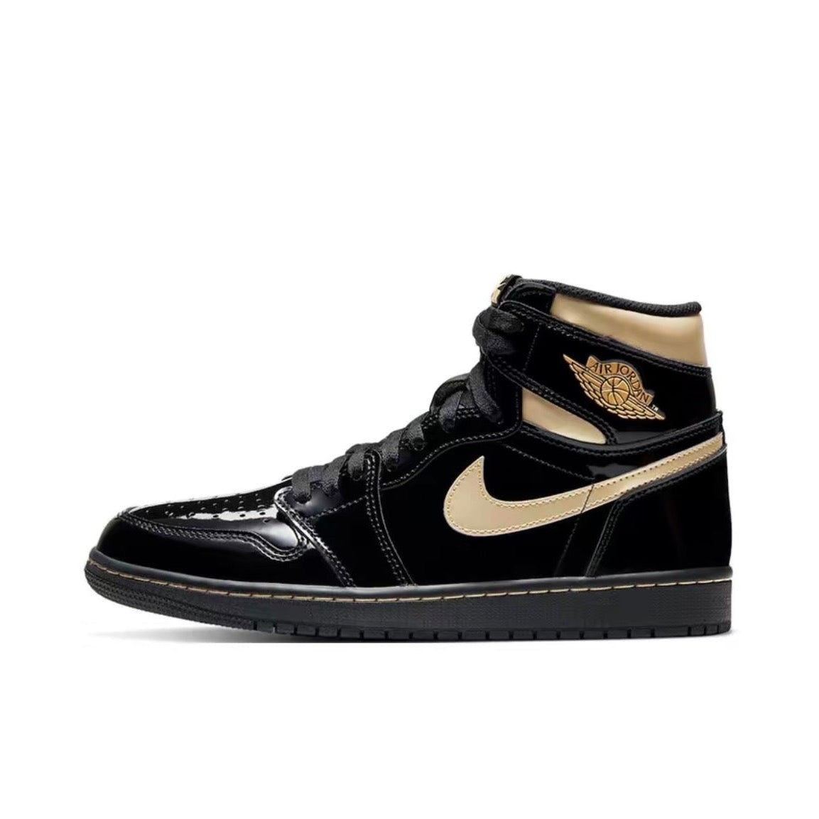 Air Jordan 1 Retro High Black Metallic Gold (2020)