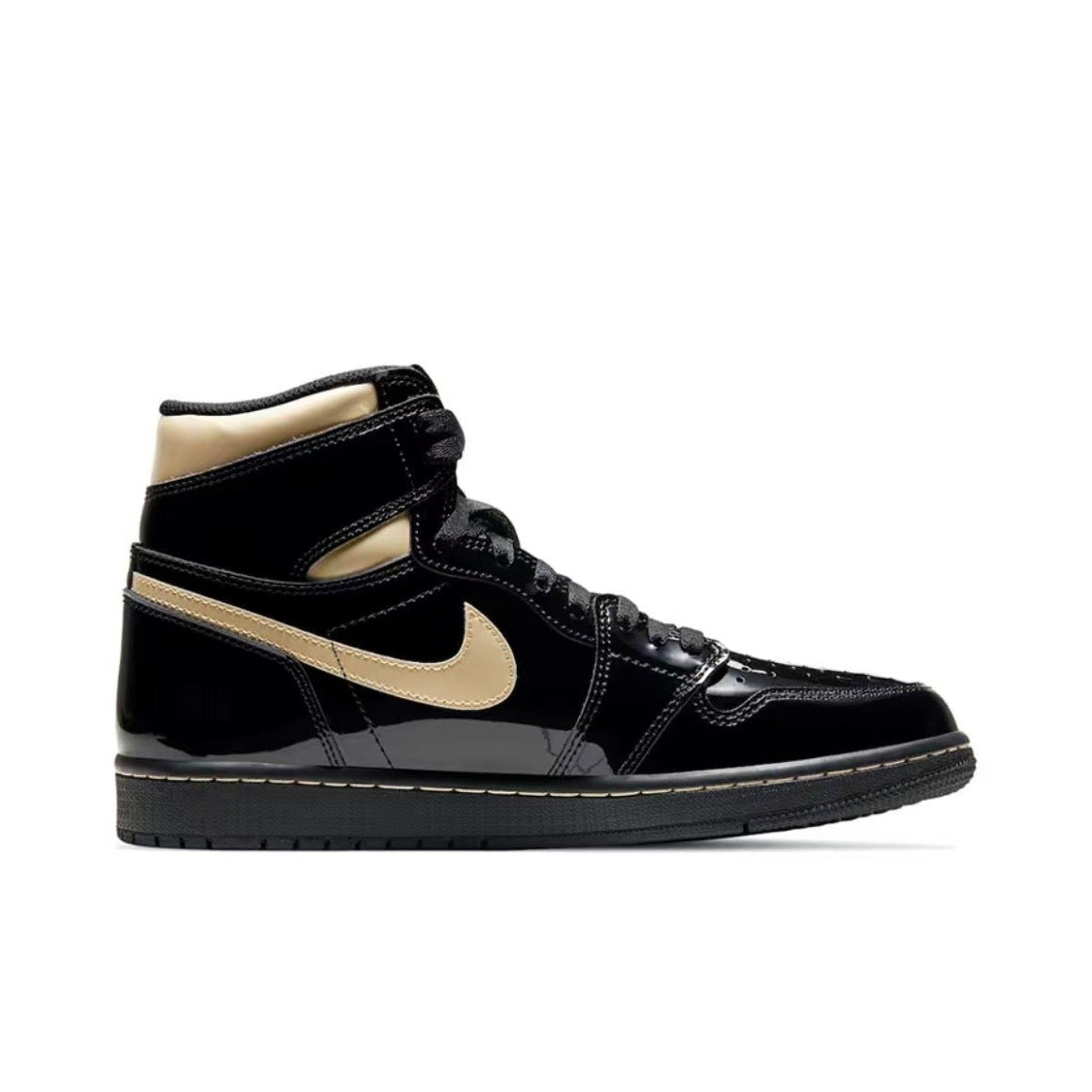 Air Jordan 1 Retro High Black Metallic Gold (2020)