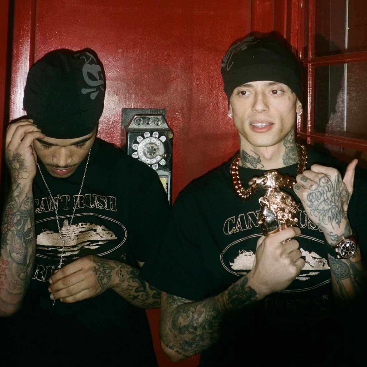 Corteiz x Central Cee Can't Rush Greatness Tee Black
