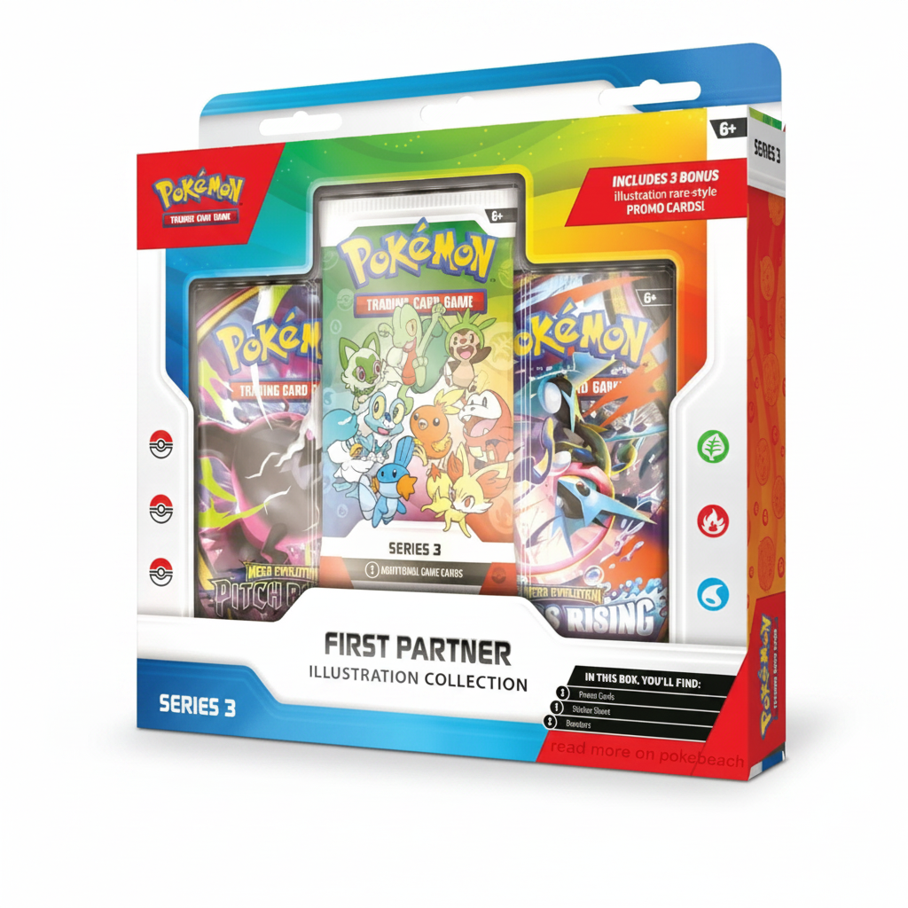 Pokémon TCG First Partner Illustration Collection Series 3 product packaging