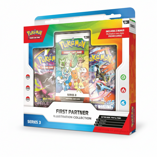 Pokémon TCG First Partner Illustration Collection Series 3 product packaging