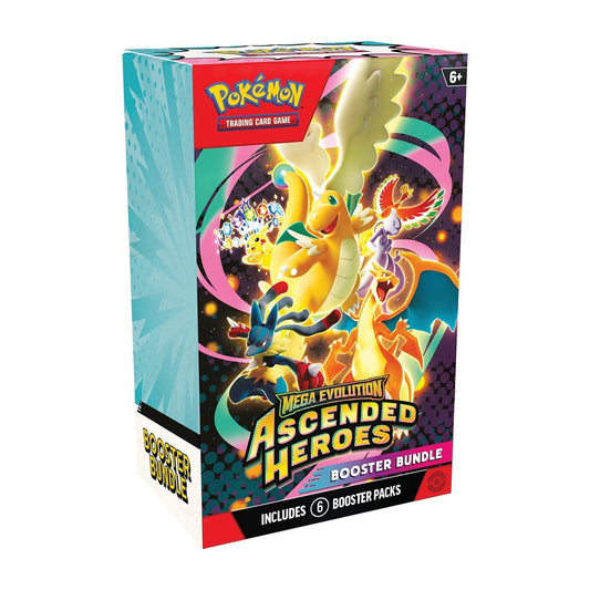 Pokemon TCG: Mega Evolution Ascended Heroes Booster Bundle (6packs)