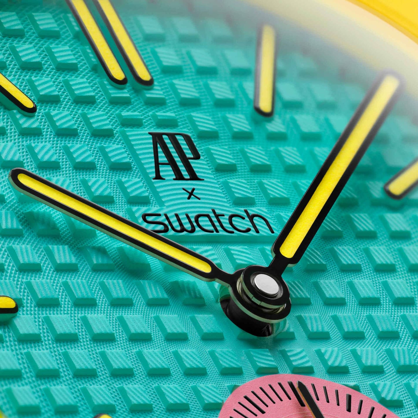 Swatch x Audemars Piguet AP Bioceramic Royal Pop Watch Savonnette Otg Roz