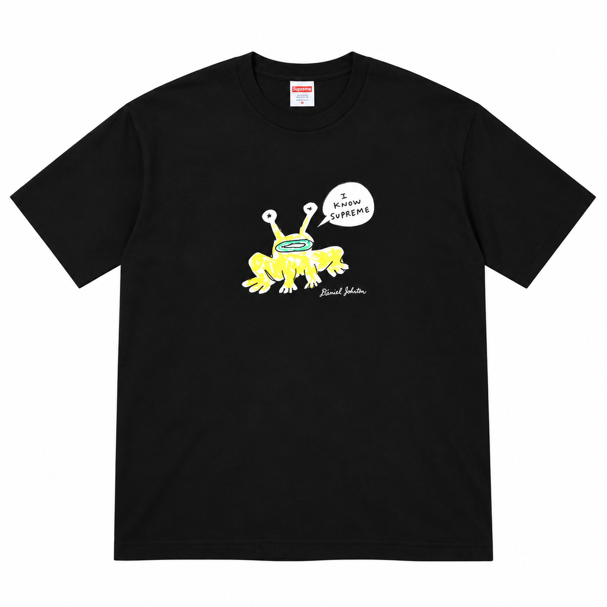 Supreme Daniel Johnston Frog Tee Black (20SS) product image