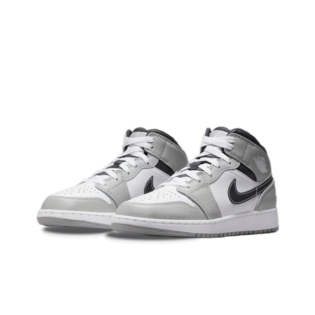 Jordan 1 Mid Light Smoke Grey (GS)