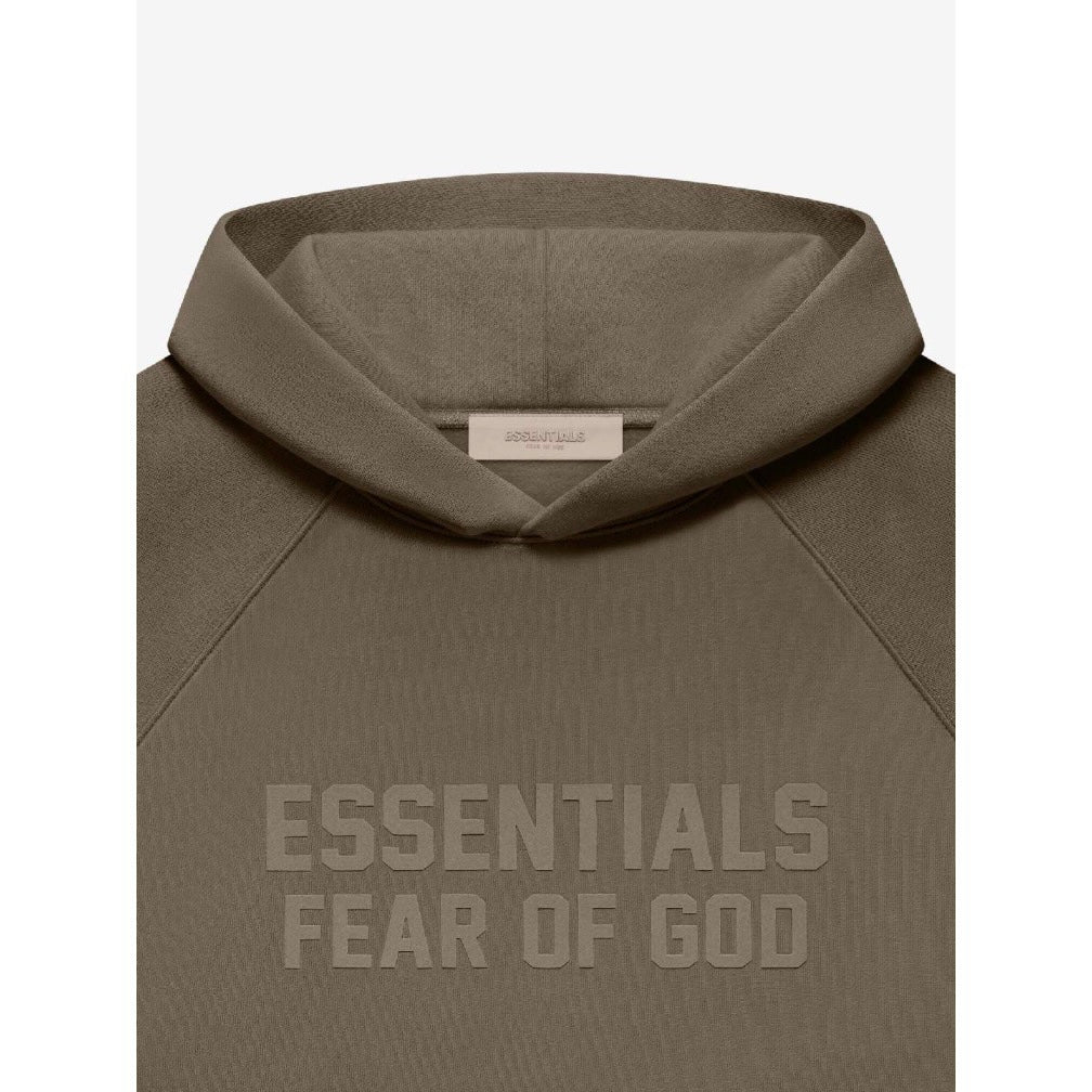 Essentials Fear of God Pull-Over Hoodies Wood