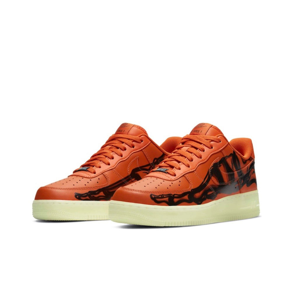 Nike Air Force 1 Low Orange Skeleton Halloween (2020)