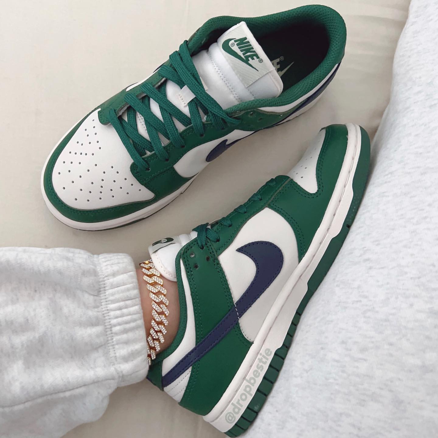 Nike Dunk Low Retro Gorge Green Midnight Navy (Women's)