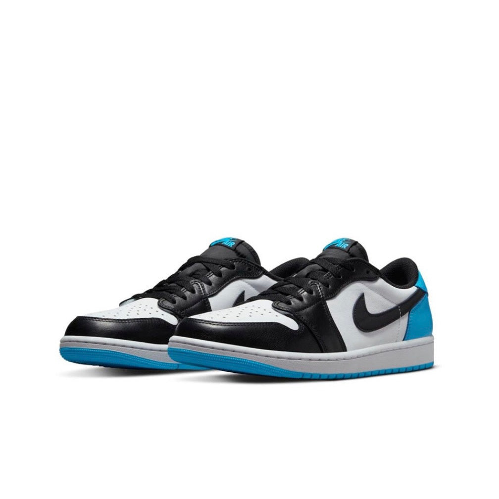 Jordan 1 Retro Low OG Black Dark Powder Blue