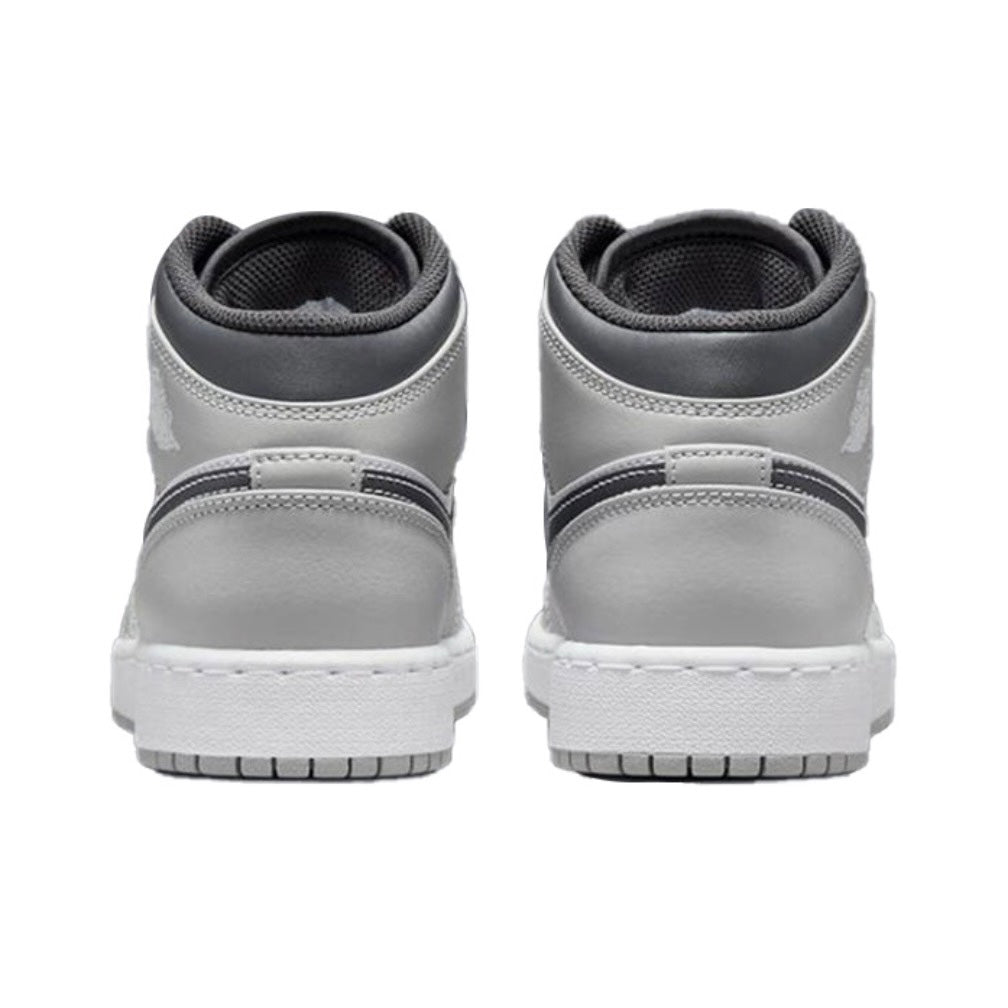 Jordan 1 Mid Light Smoke Grey (GS)