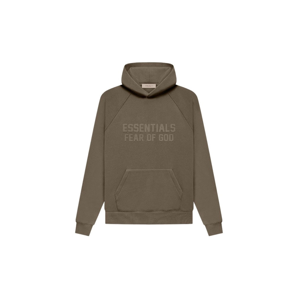 Essentials Fear of God Pull-Over Hoodies Wood