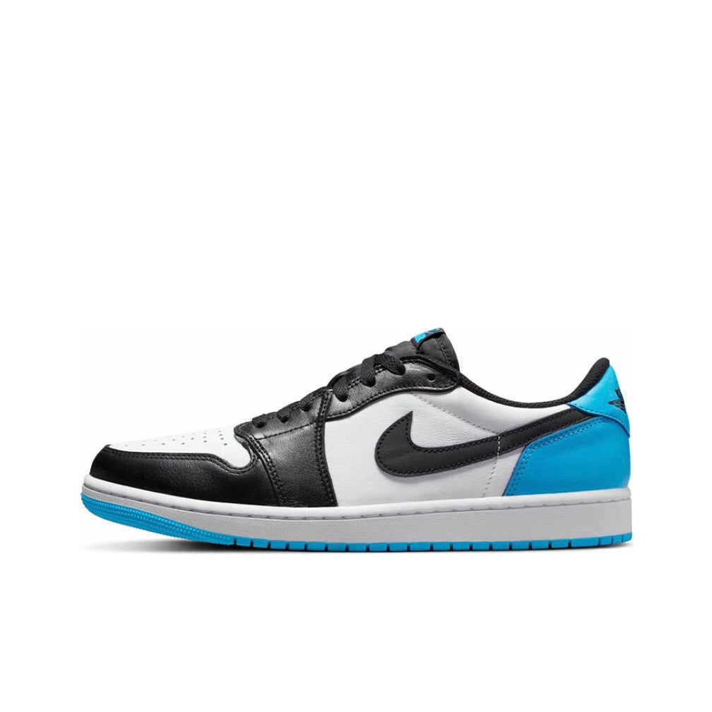 Jordan 1 Retro Low OG Black Dark Powder Blue