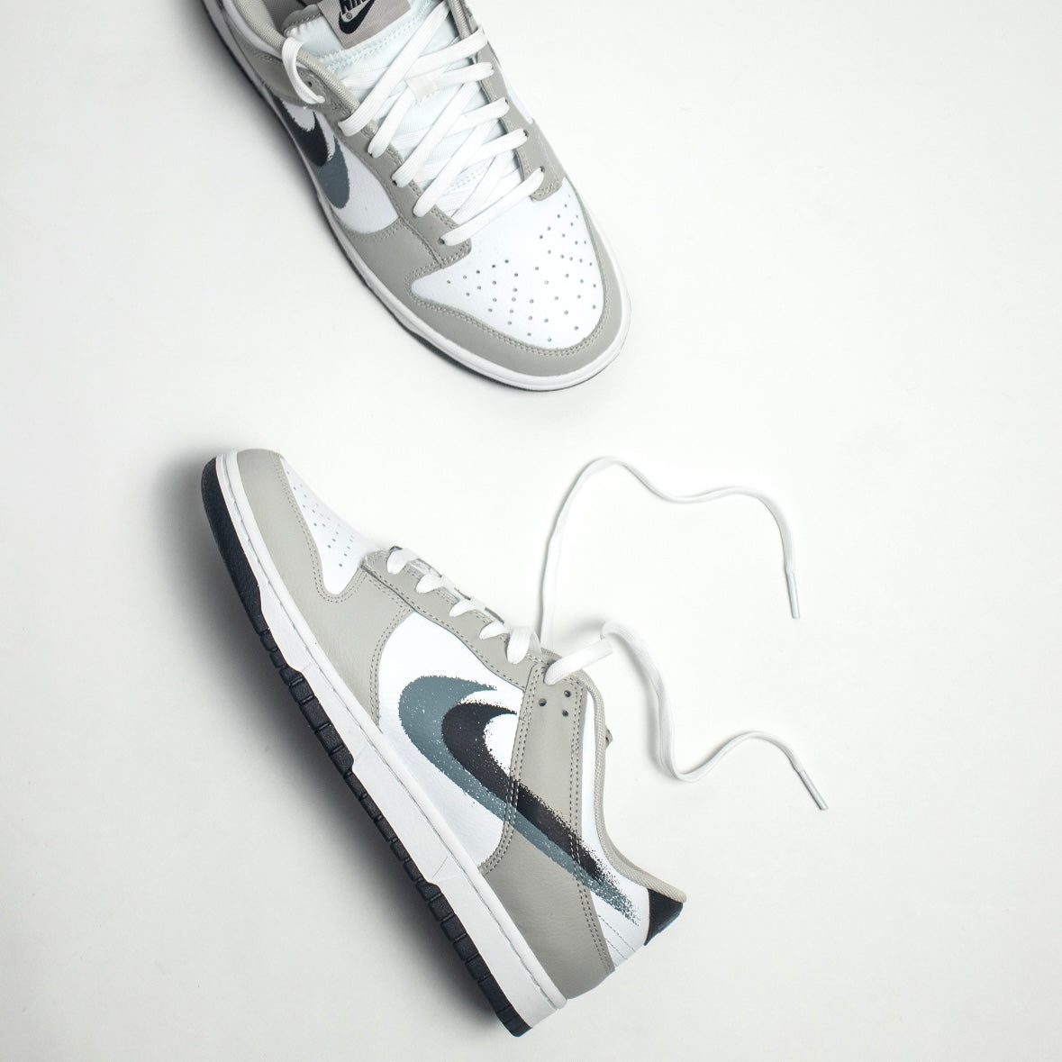 Nike Dunk Low Stencil Swoosh