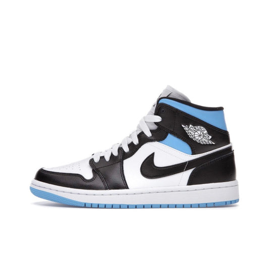 Jordan 1 Mid University Black White (W)