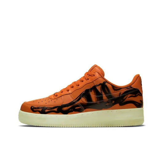 Nike Air Force 1 Low Orange Skeleton Halloween (2020)