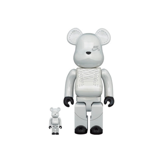 Bearbrick x Nike SB 2020 100% & 400% Set White