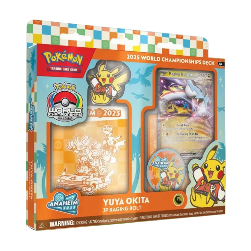 POKEMON TCG: SEALED '2025 WORLD CHAMPIONSHIPS DECK - YUYA OKITA /JP RAGING BOLT