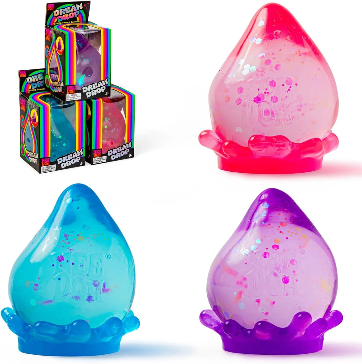 NeeDoh Dream Drop – Sensory Squishy Fidget Toy